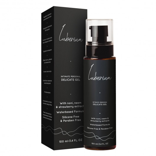 Интимный гель с экстрактами нони, нима и клубники Luberium Delicate Waterbased - 100 мл. - Luberium - купить с доставкой в Абакане