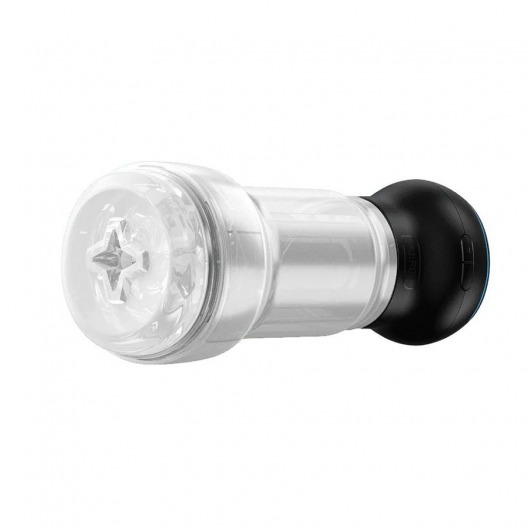 Набор PowerBlow   Feel Pocket Stroker Crystal: мастурбатор и интерактивная насадка - Kiiroo - в Абакане купить с доставкой