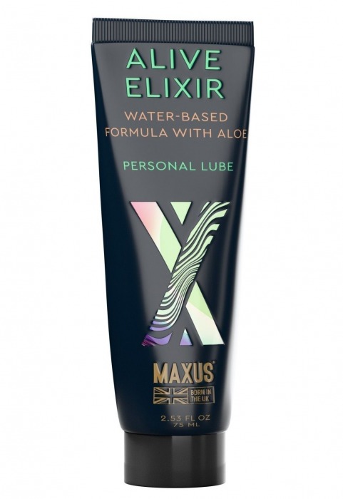 Интимный гель на водной основе MAXUS Alive Elixir - 75 мл. - Maxus - купить с доставкой в Абакане