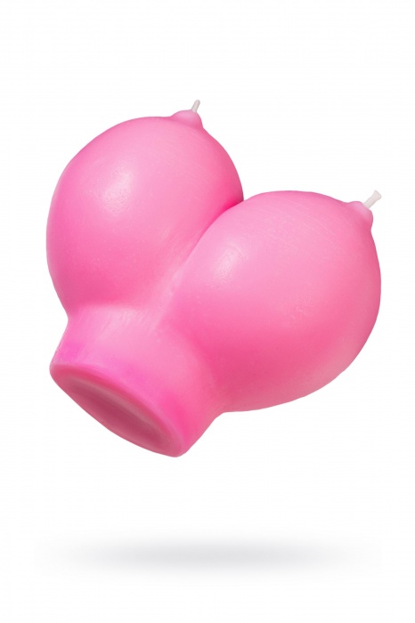 Розовая свеча «Сиськи» - 150 гр. - Pecado - купить с доставкой в Абакане