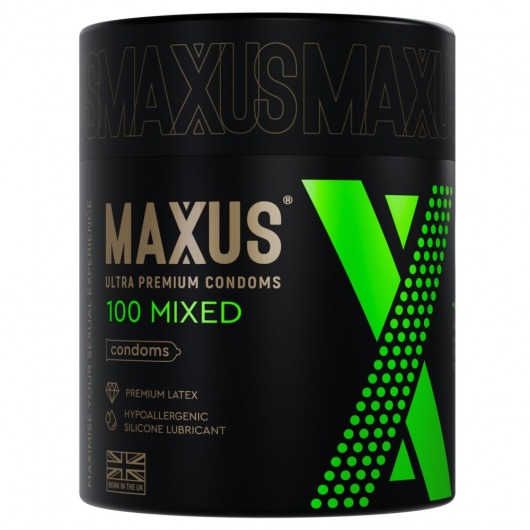 Презервативы MAXUS Mixed - 100 шт. - Maxus - купить с доставкой в Абакане