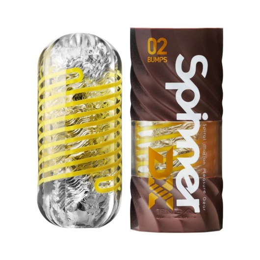 Мастурбатор Tenga Spinner DX 02 Bumps - Tenga - в Абакане купить с доставкой