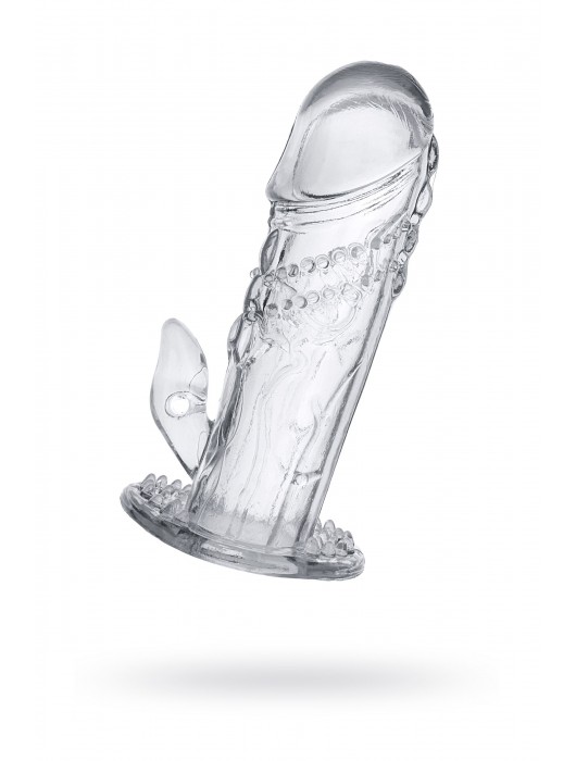 Прозрачная насадка на пенис Uco - 13 см. - A-toys - в Абакане купить с доставкой