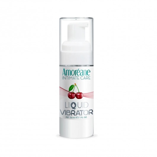 Жидкий вибратор со вкусом вишни Amoreane Cherry - 30 мл. - Amoreane - купить с доставкой в Абакане