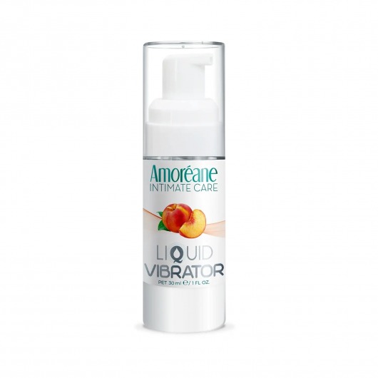 Жидкий вибратор со вкусом персика Amoreane Peach - 30 мл. - Amoreane - купить с доставкой в Абакане