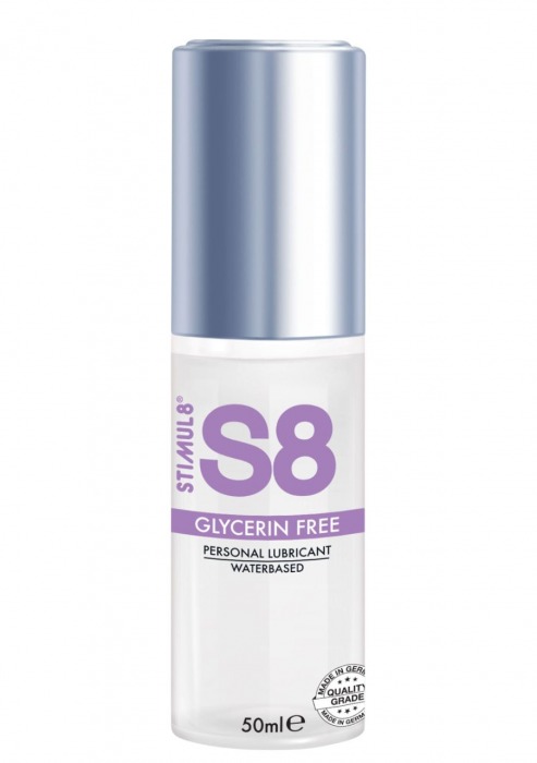 Лубрикант на водной основе S8 Glycerin Free без глицерина - 50 мл. - Stimul8 - купить с доставкой в Абакане