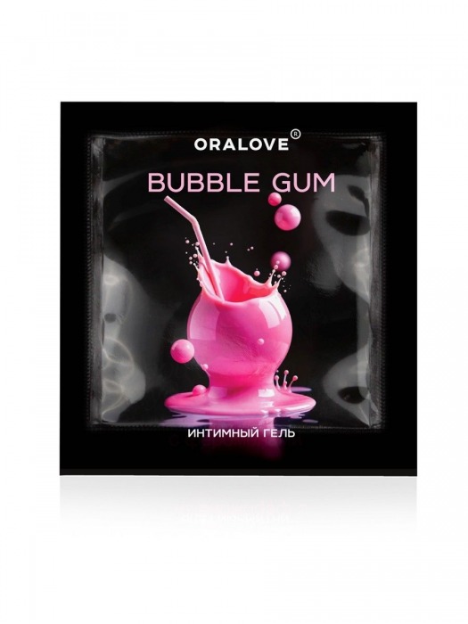Саше съедобной оральной смазки OraLove с ароматом бабл-гам - 3 гр. - Биоритм - купить с доставкой в Абакане