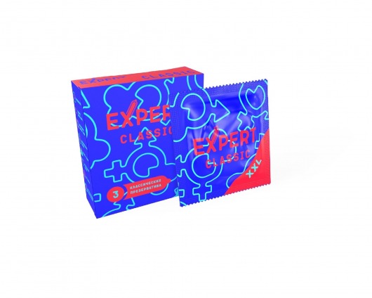 Презервативы увеличенного размера Expert Classic XXL - 3 шт. - Expert - купить с доставкой в Абакане