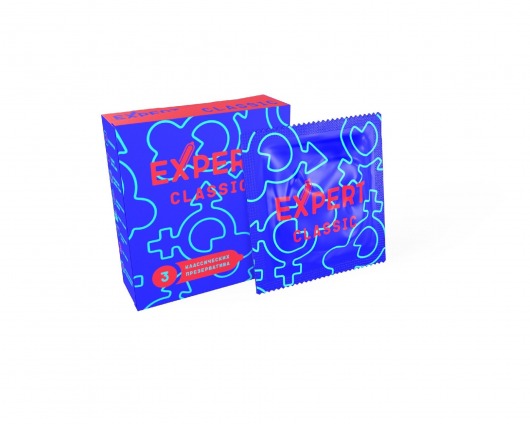Классические презервативы Expert Classic - 3 шт. - Expert - купить с доставкой в Абакане