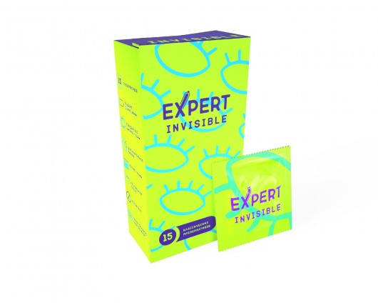 Ультратонкие презервативы Expert Invisible - 15 шт. - Expert - купить с доставкой в Абакане