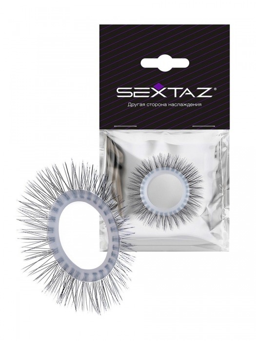 Круглое эрекционное кольцо с «ресничками» - Sextaz - в Абакане купить с доставкой