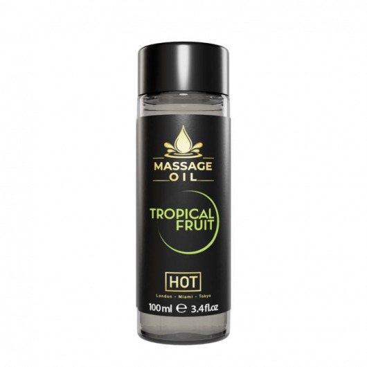 Массажное масло c ароматом тропических фруктов Massage Oil - 100 мл. - HOT - купить с доставкой в Абакане