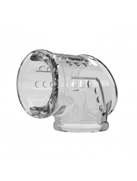 Прозрачная насадка на пенис и мошонку - Baile - в Абакане купить с доставкой