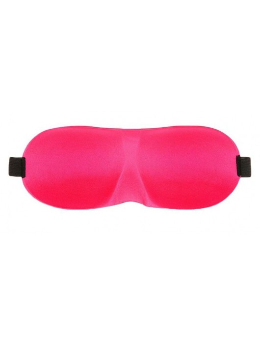 Розовая глухая маска на резинке - Sitabella - купить с доставкой в Абакане