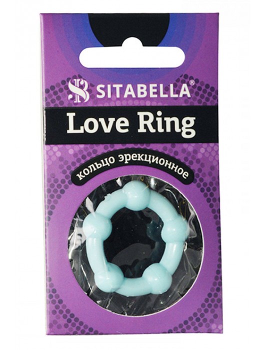 Цветное эрекционное кольцо Love Ring с бусинами - Sitabella - в Абакане купить с доставкой