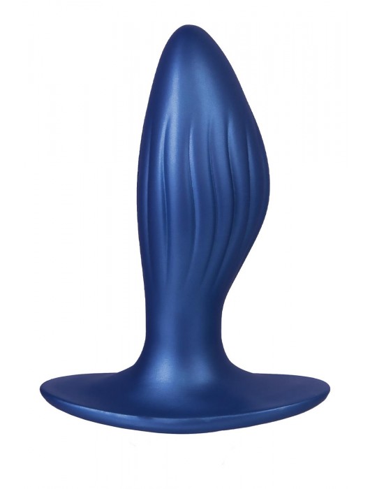 Синяя анальная пробка G Stuck Silicone Anal Plug - 12,5 см. - NMC