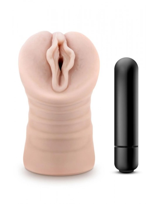 Телесный мастурбатор-вагина Destini - Blush Novelties - в Абакане купить с доставкой