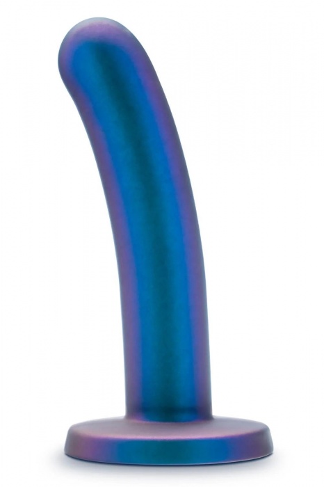 Синяя насадка с гладкой поверхностью Surrender 5.75 Inch Intermediate Pegging Dildo - 14,6 см. - Blush Novelties - купить с доставкой в Абакане