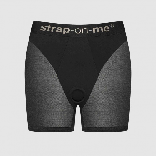 Трусики-шорты для фиксации насадок Strap-on-me Harness Lingerie Halo - size L - Strap-on-me - купить с доставкой в Абакане