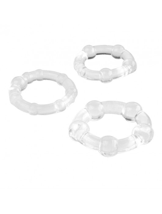 Набор из 3 эрекционных прозрачных колец - Boys of Toys - в Абакане купить с доставкой