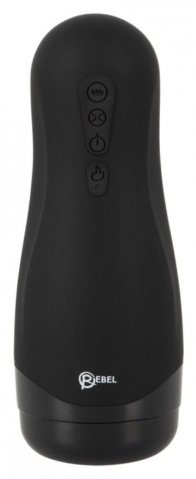Черный вибромастурбатор с подогревом Masturbator with 3 Functions - Orion - в Абакане купить с доставкой