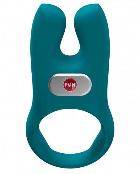 Зеленое эрекционное виброкольцо Nos - Fun Factory - в Абакане купить с доставкой