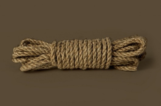 Пеньковая верёвка для бондажа Shibari Rope - 10 м. - Shots Media BV - купить с доставкой в Абакане