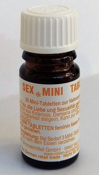 Возбуждающие таблетки для женщин Sex-Mini-Tabletten feminin - 30 таблеток (100 мг.) - Milan Arzneimittel GmbH - купить с доставкой в Абакане