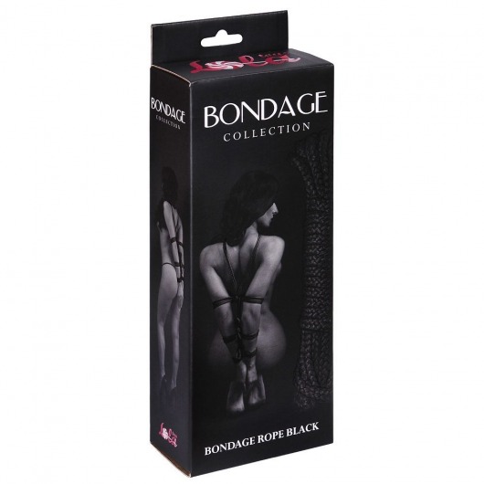Черная веревка Bondage Collection Black - 3 м. - Lola Games - купить с доставкой в Абакане