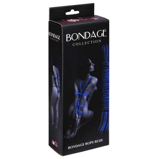 Синяя веревка Bondage Collection Blue - 3 м. - Lola Games - купить с доставкой в Абакане