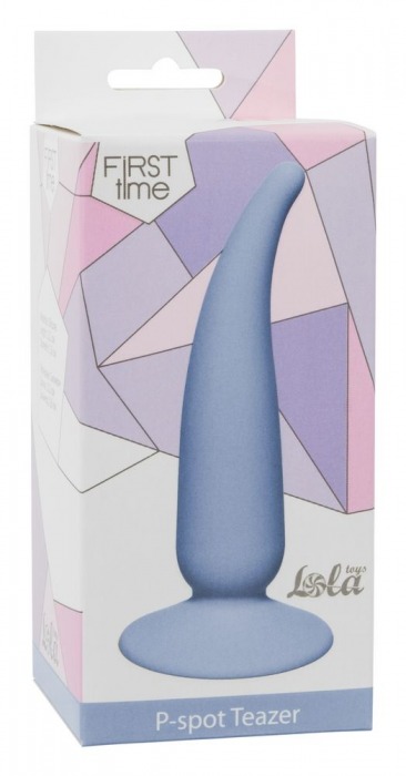 Голубая анальная пробка P-spot Teazer Blue - 12,2 см. - Lola Games - в Абакане купить с доставкой