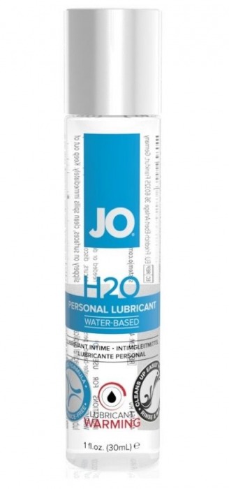 Возбуждающий лубрикант на водной основе JO Personal Lubricant H2O Warming - 30 мл. - System JO - купить с доставкой в Абакане