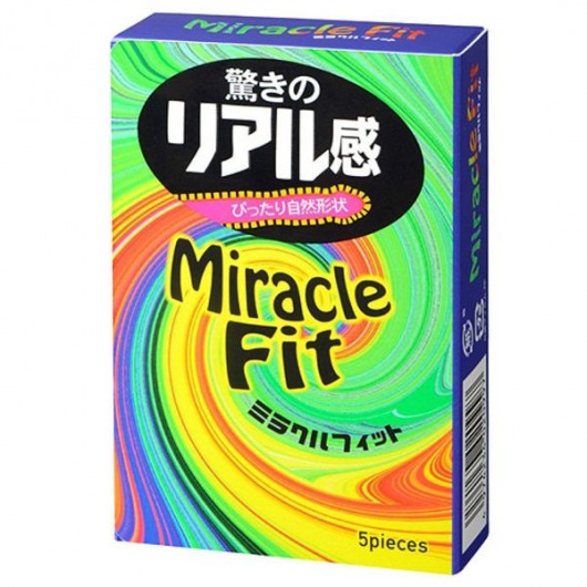 Презервативы Sagami Xtreme Miracle Fit - 5 шт. - Sagami - купить с доставкой в Абакане