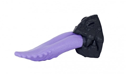 Фиолетовый стимулятор  Язык дракона  - 20,5 см. - Erasexa - купить с доставкой в Абакане