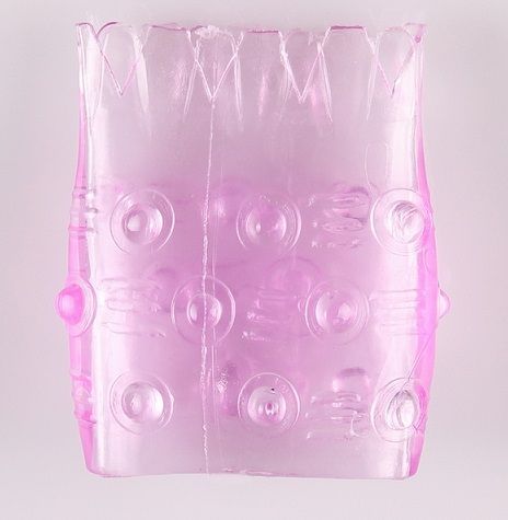 Розовая сквозная насадка  Ананасик - White Label - в Абакане купить с доставкой