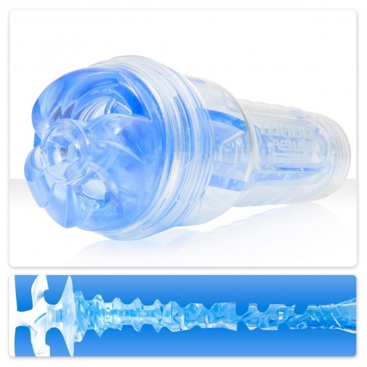 Мастурбатор Fleshlight Turbo - Trust Blue Ice - Fleshlight - в Абакане купить с доставкой