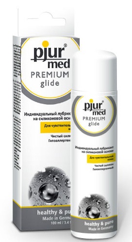 Гипоаллергенный силиконовый лубрикант pjur MED Premium glide - 100 мл. - Pjur - купить с доставкой в Абакане