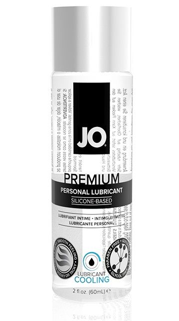 Охлаждающий лубрикант на силиконовой основе JO Personal Premium Lubricant Cooling - 60 мл. - System JO - купить с доставкой в Абакане