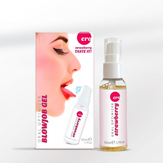 Увлажняющий гель для орального секса с ароматом клубники - 50 мл. - Ero - купить с доставкой в Абакане