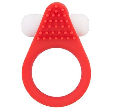 Красное эрекционное кольцо LIT-UP SILICONE STIMU RING 1 RED - Dream Toys - в Абакане купить с доставкой