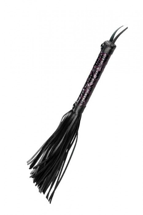 Фиолетово-черная плеть BLAZE WHIP PURPLE - Dream Toys - купить с доставкой в Абакане
