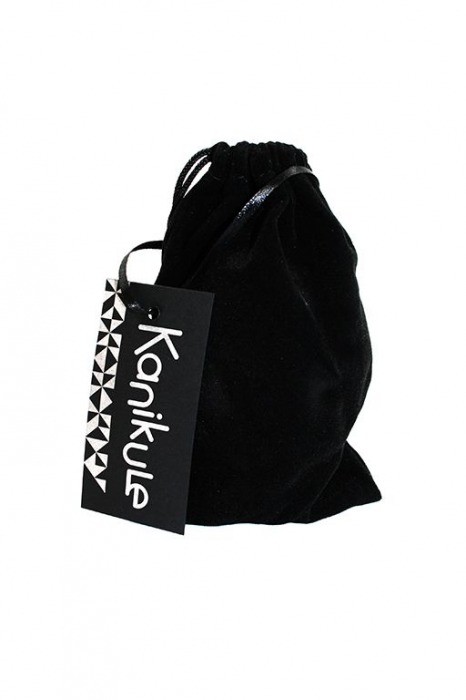 Серебристая алюминиевая пробка с прозрачным кристаллом - 8,4 см. - Kanikule - купить с доставкой в Абакане