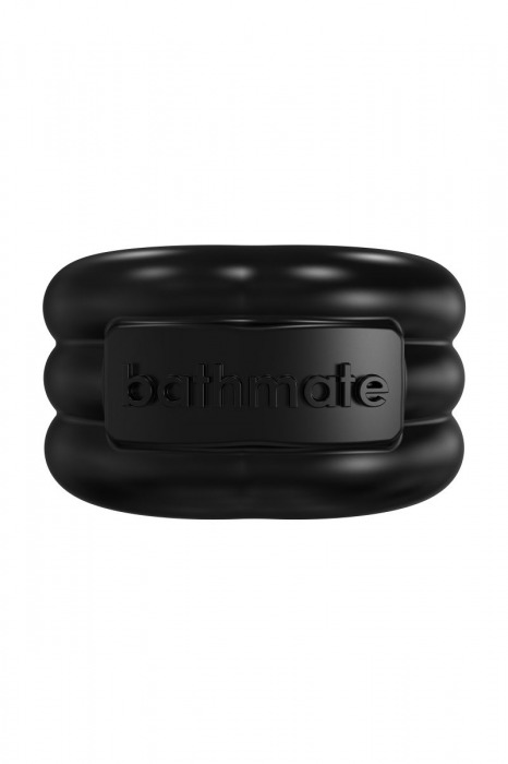 Чёрное эрекционное виброкольцо Stretch - Bathmate - в Абакане купить с доставкой