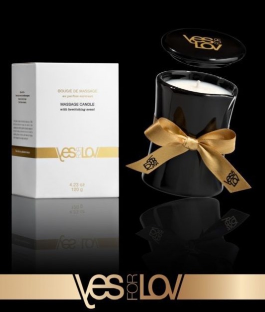 Массажная аромасвеча BEWITCHING MASSAGE CANDLE - 120 мл. - YESforLOV - купить с доставкой в Абакане