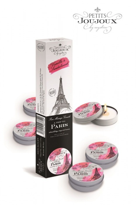 Набор из 5 свечей Petits Joujoux Paris с ароматом ванили и сандала - MyStim - купить с доставкой в Абакане