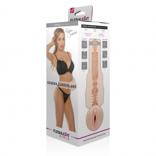 Мастурбатор-вагина Fleshlight Girls - Kendra Sunderland Angel - Fleshlight - в Абакане купить с доставкой