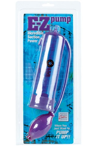 Фиолетовая вакуумная помпа E-Z Pump - California Exotic Novelties - в Абакане купить с доставкой