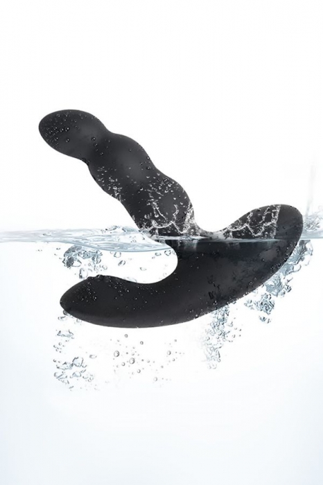 Черный силиконовый стимулятор простаты Levett Nitoc с пультом ДУ - Levett - в Абакане купить с доставкой