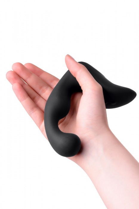 Чёрный изогнутый вибростимулятор простаты Erotist - Erotist Adult Toys - в Абакане купить с доставкой