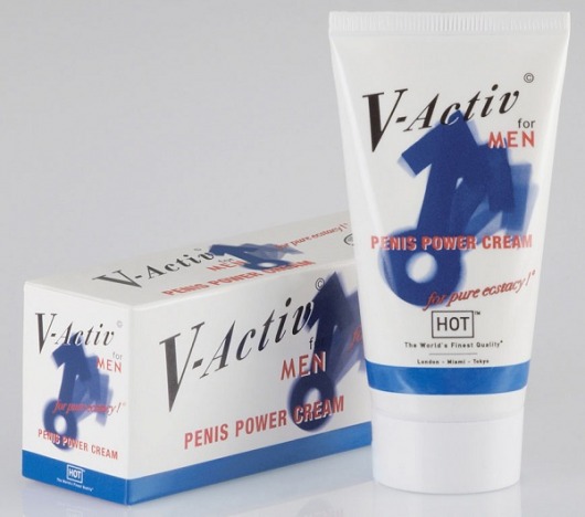 Стимулирующий крем для мужчин V-activ - 50 мл. - HOT - купить с доставкой в Абакане